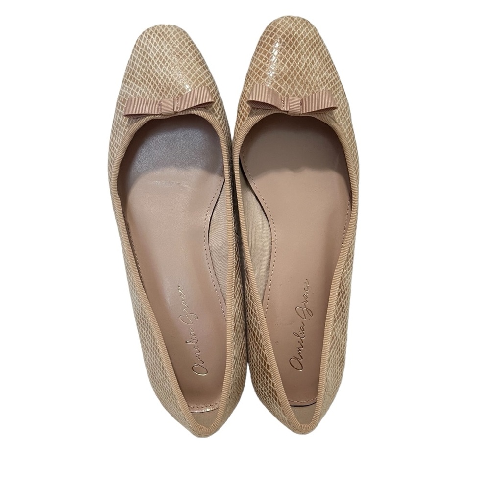 Amelia Grace size 9 women’s ballet flats with sparkles